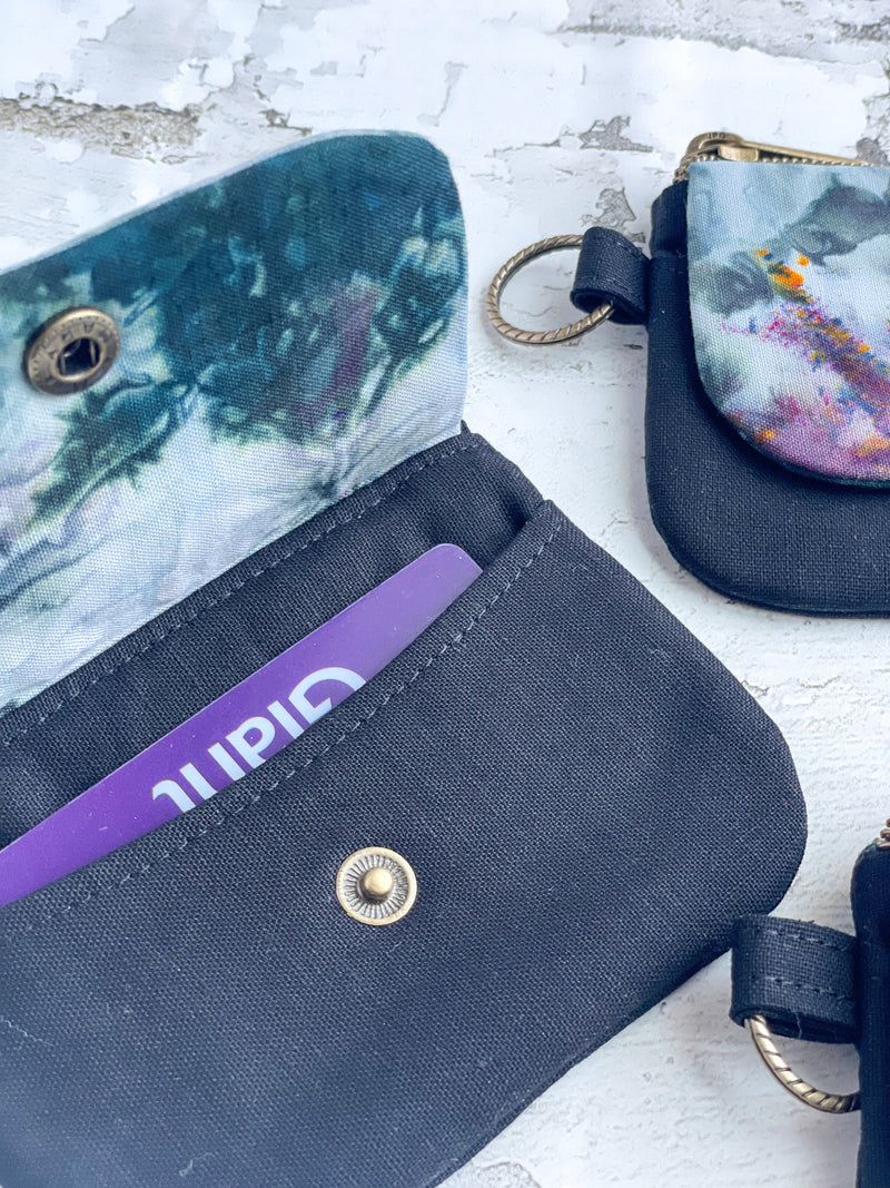 Hand Dyed Keychain Wallet