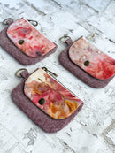 Hand Dyed Keychain Wallet