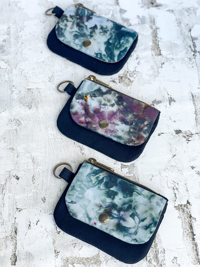 Hand Dyed Keychain Wallet
