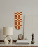 Check Wall Quilt Gingerbread 1