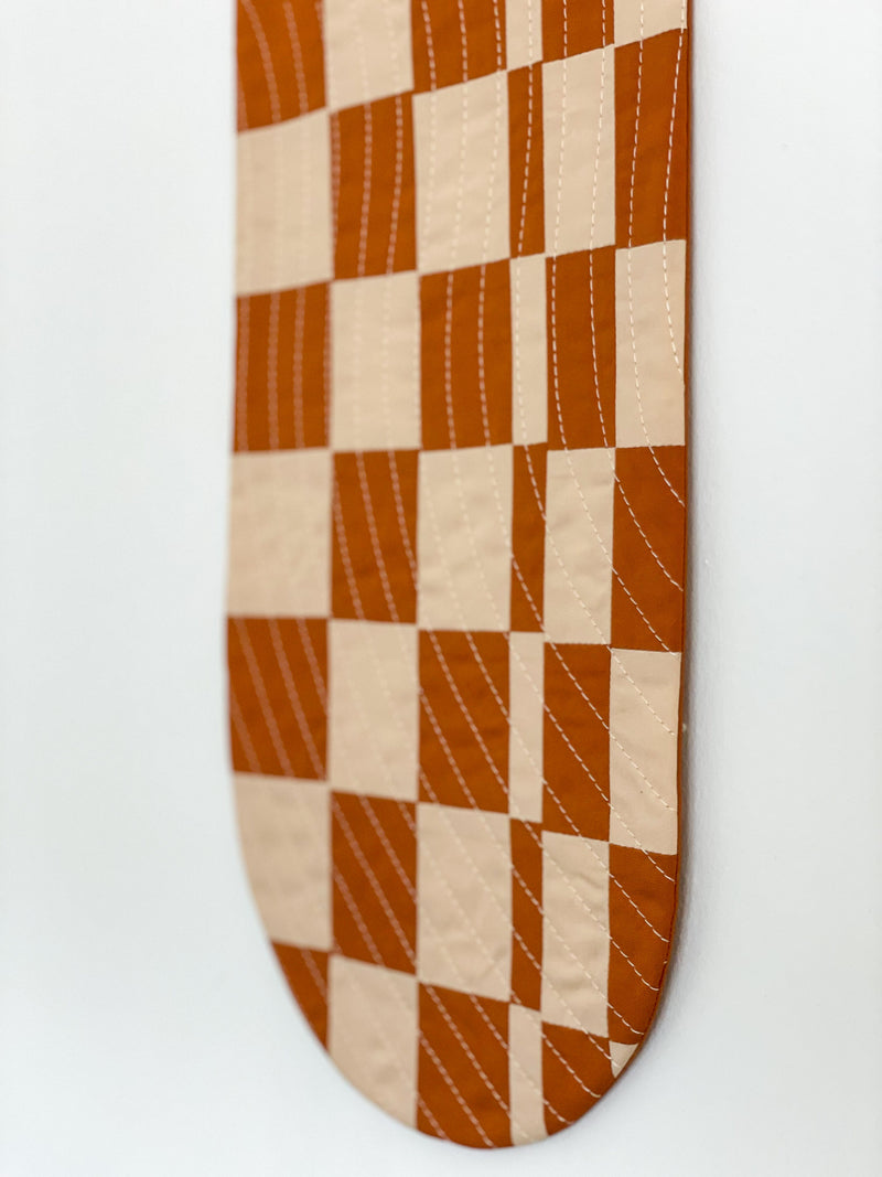 Check Wall Quilt Gingerbread 3