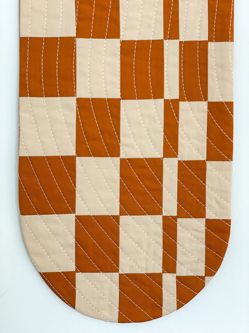 Check Wall Quilt Gingerbread 3