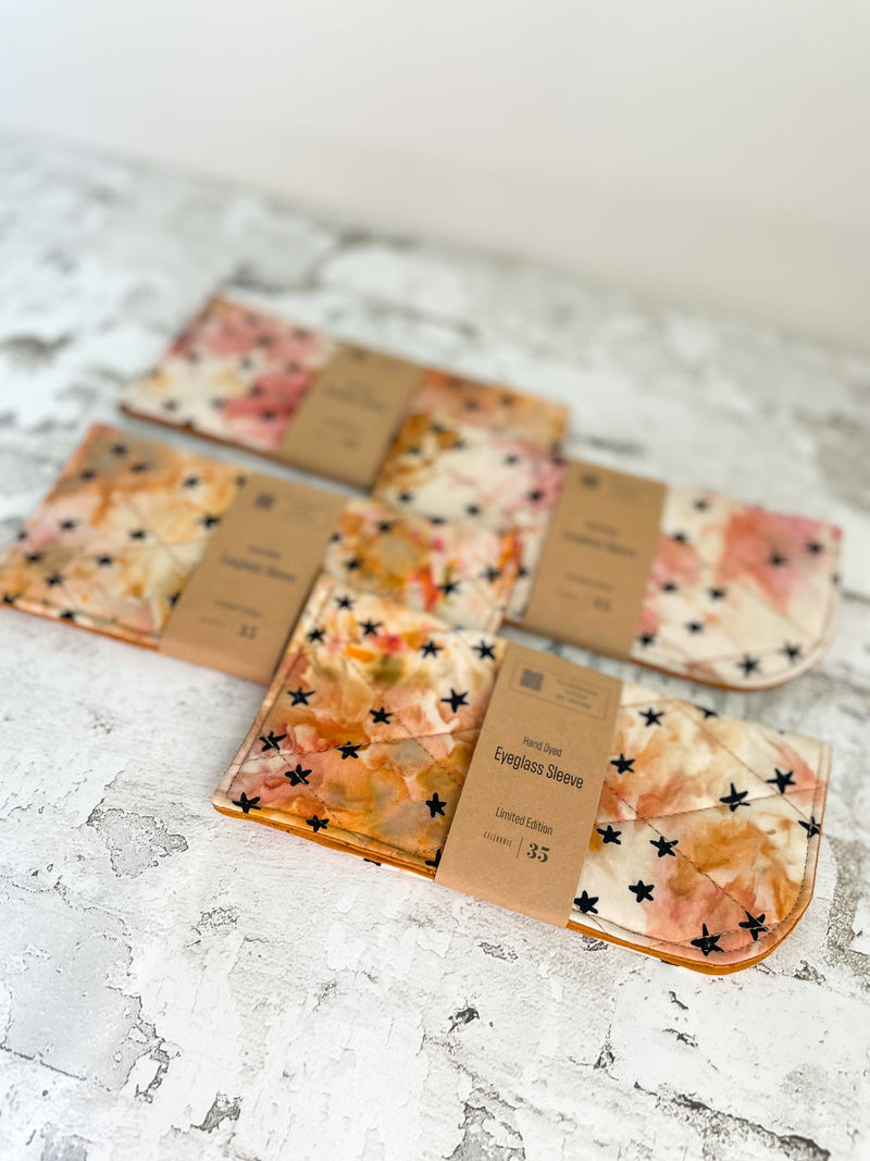 Hand Dyed Eye Glass Sleeve