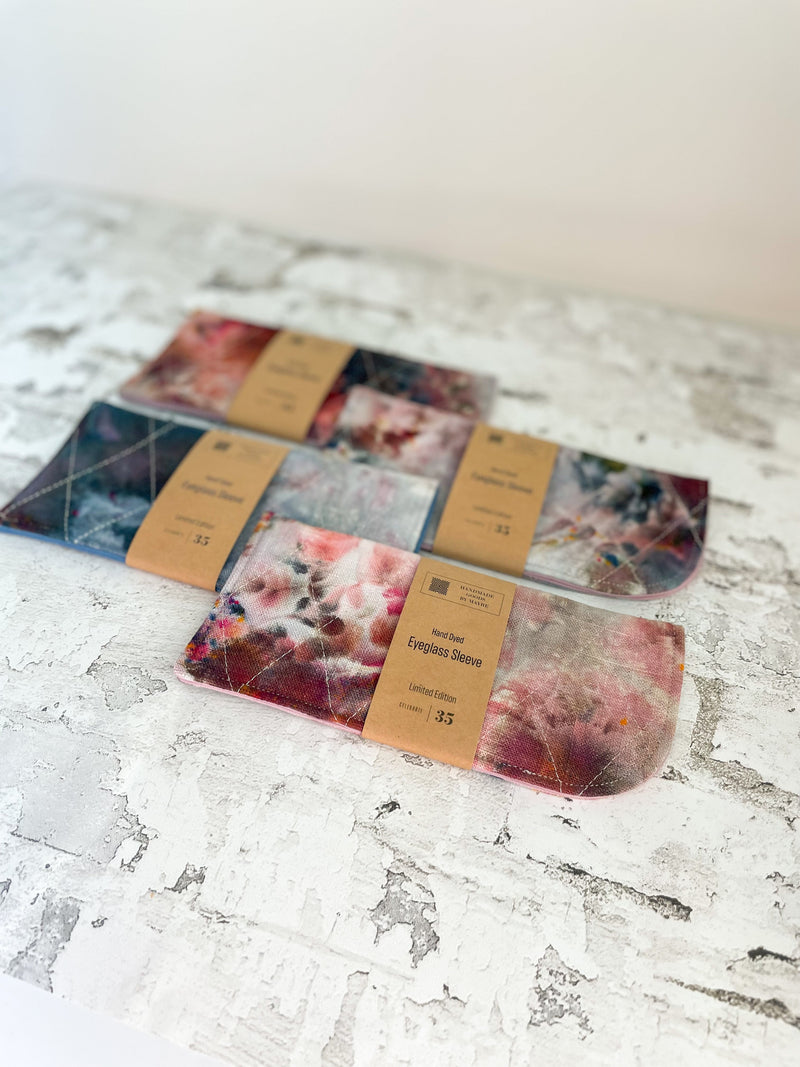 Hand Dyed Eye Glass Sleeve