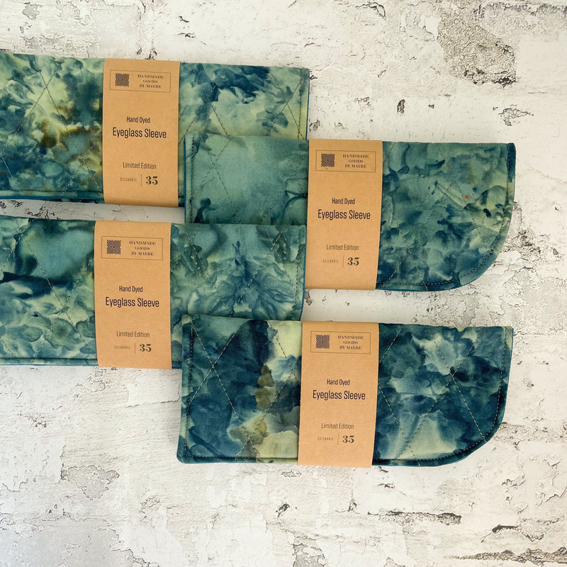 Hand Dyed Eye Glass Sleeve