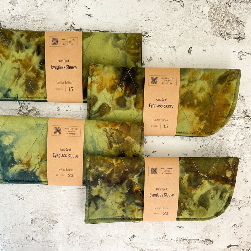 Hand Dyed Eye Glass Sleeve