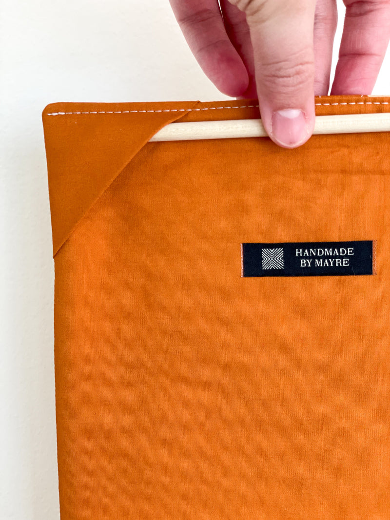 Check Wall Quilt Gingerbread 1