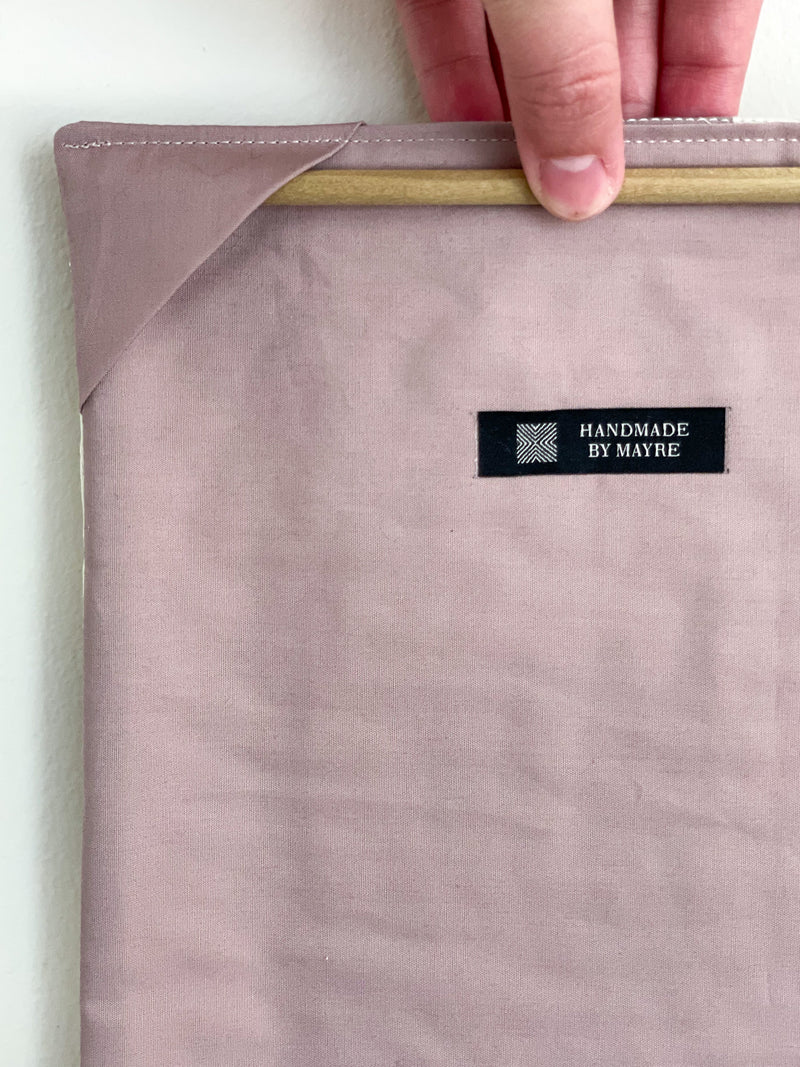 Check Wall Quilt Lavender 1