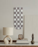 Check Wall Quilt Lavender 1