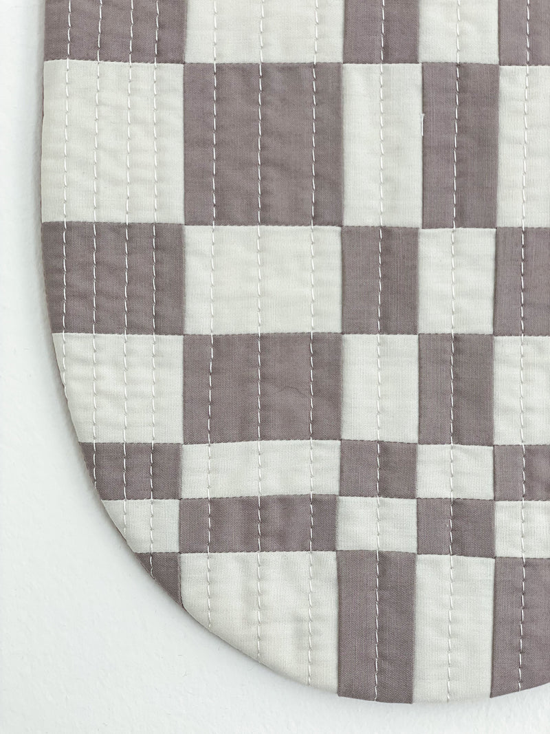 Check Wall Quilt Lavender 3