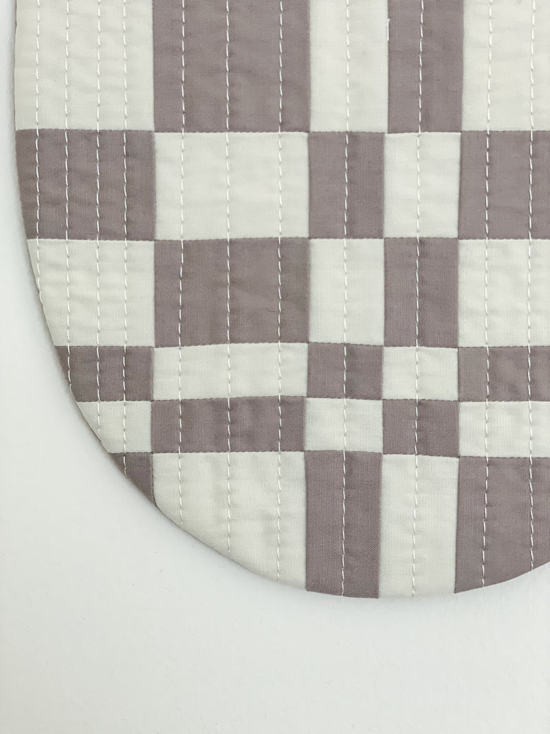 Check Wall Quilt Lavender 3