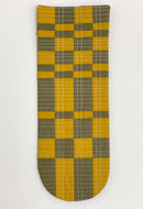 Check Wall Quilt Olive 3